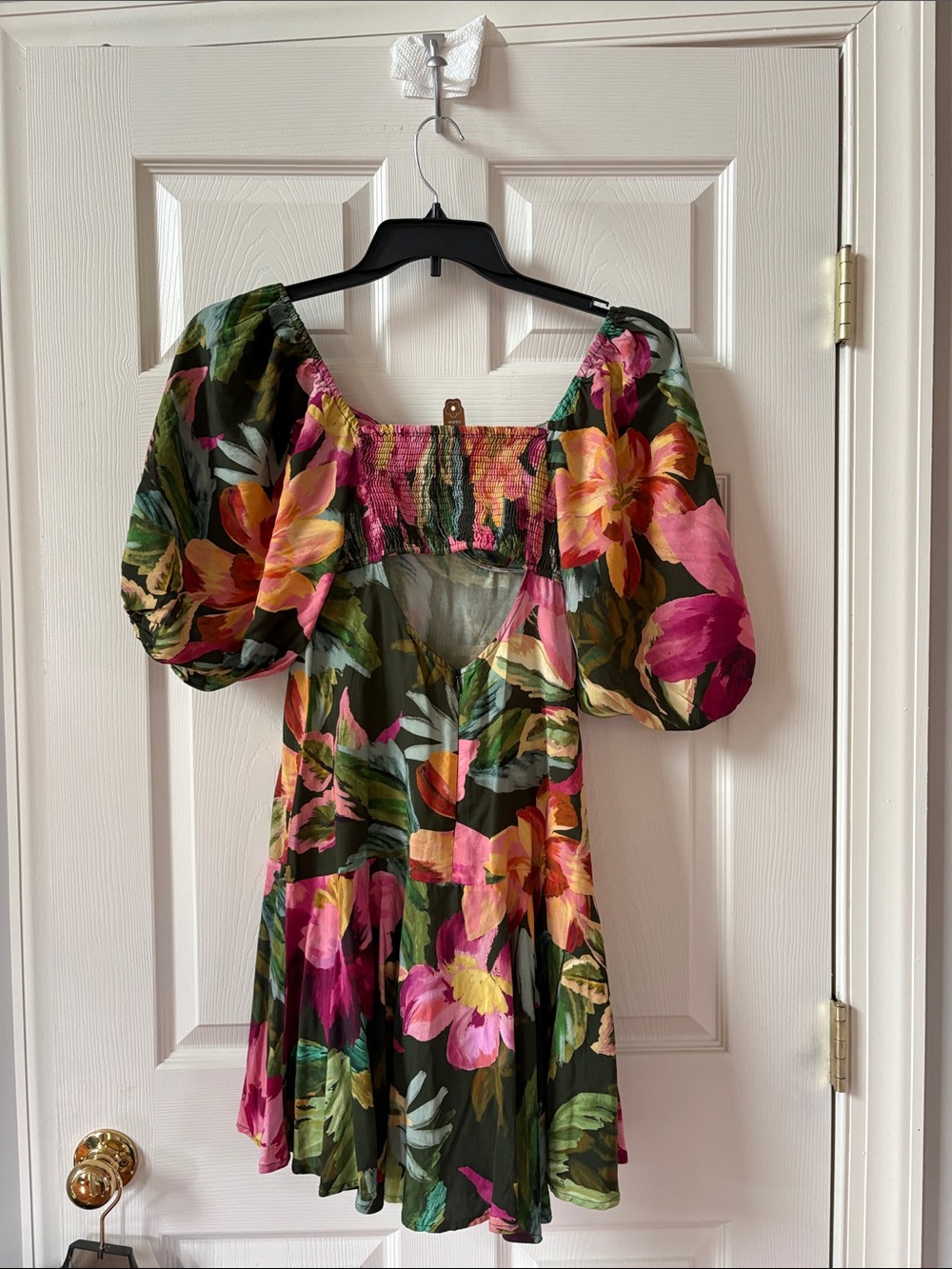 Farm Rio Tropical Floral Mini Dress Vacationcore Resortwear Sz P 2-4 - Picture 5 of 8